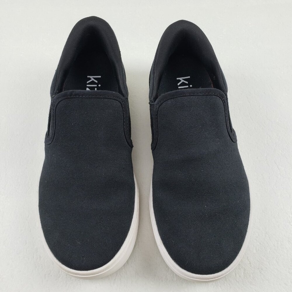 Kizik Venice Slip On Shoe Womens 7.5 Black Canvas Hands Free Casual Sneaker - Picture 6 of 11